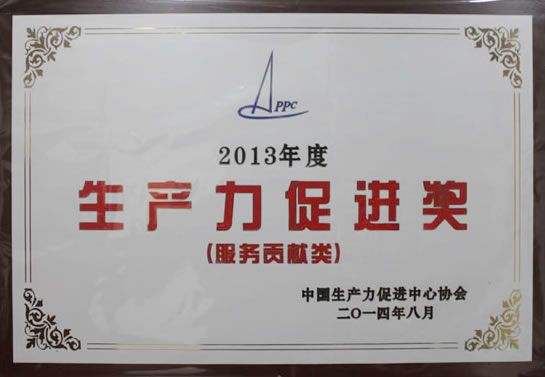 2013年度生產力促進獎